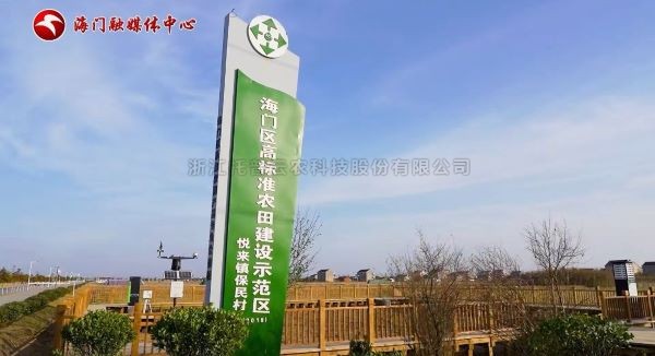 江苏海门高标准农田样板区，智慧化监管守护千亩良田
